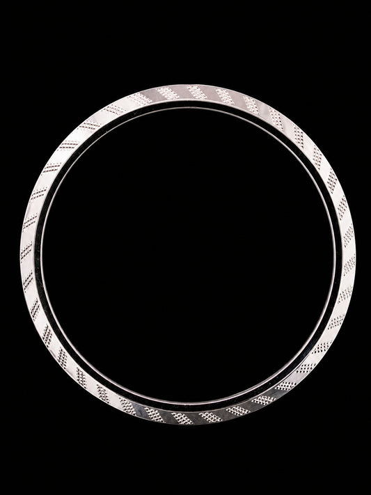 Men's Sterling Silver Kada Bangle | 925 Silver Solid Bracelet 73mm