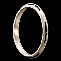 Thumbnail for The Horizon Sterling Silver Men's Kada – Matte Oxidized Design (26.2g)