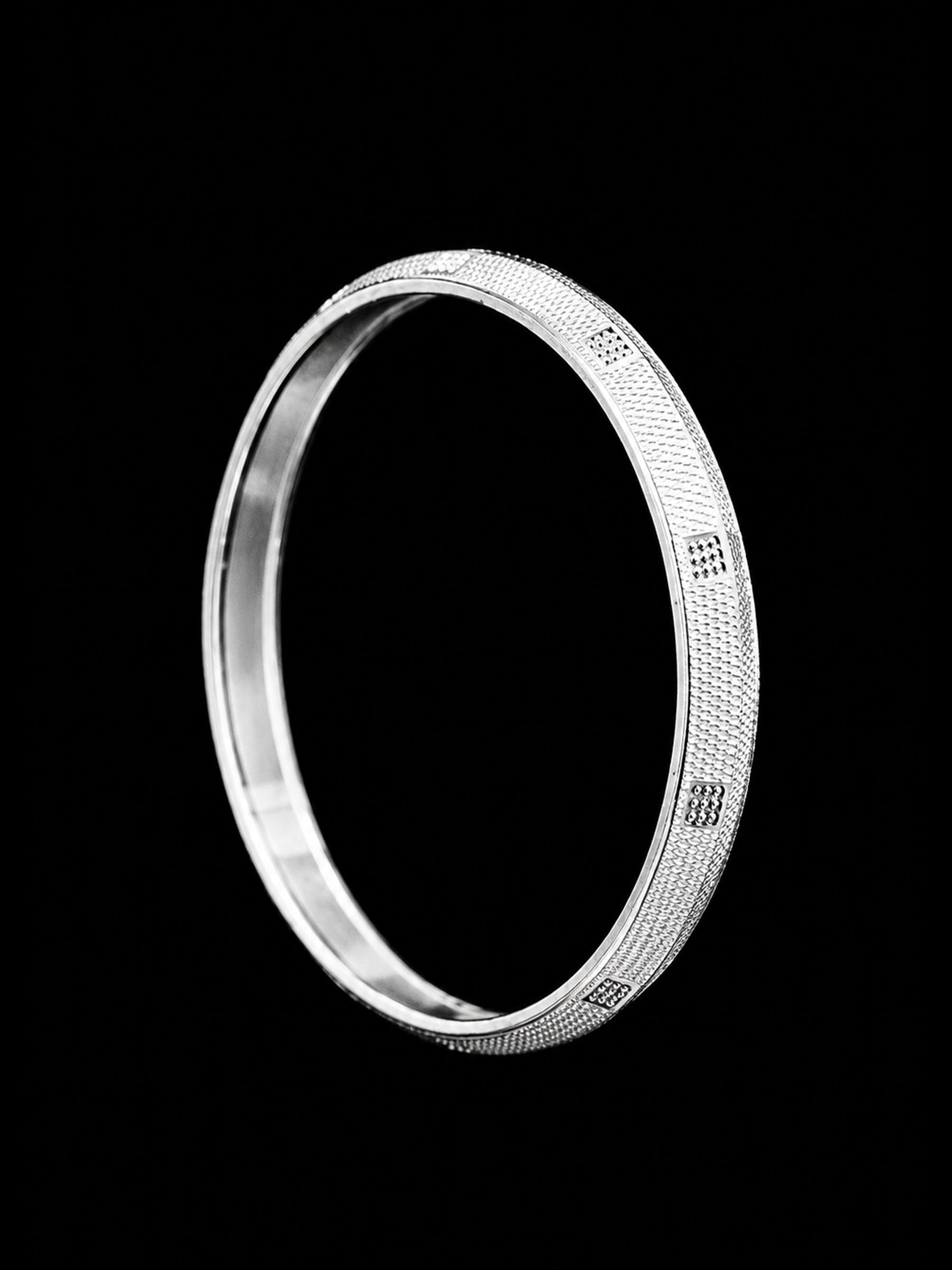 Men's Heavy Solid Sterling Silver Kada | 925 Luxury Bangle 73mm (50g)