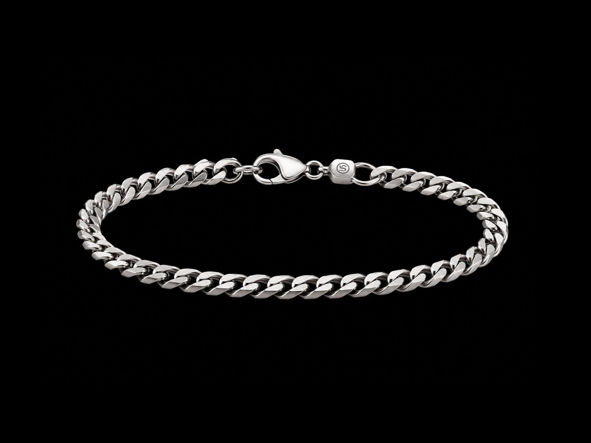 The Helix Sterling Silver Men's Bracelet – Classic Twisted Cord Design