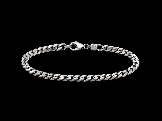The Helix Sterling Silver Men's Bracelet – Classic Twisted Cord Design
