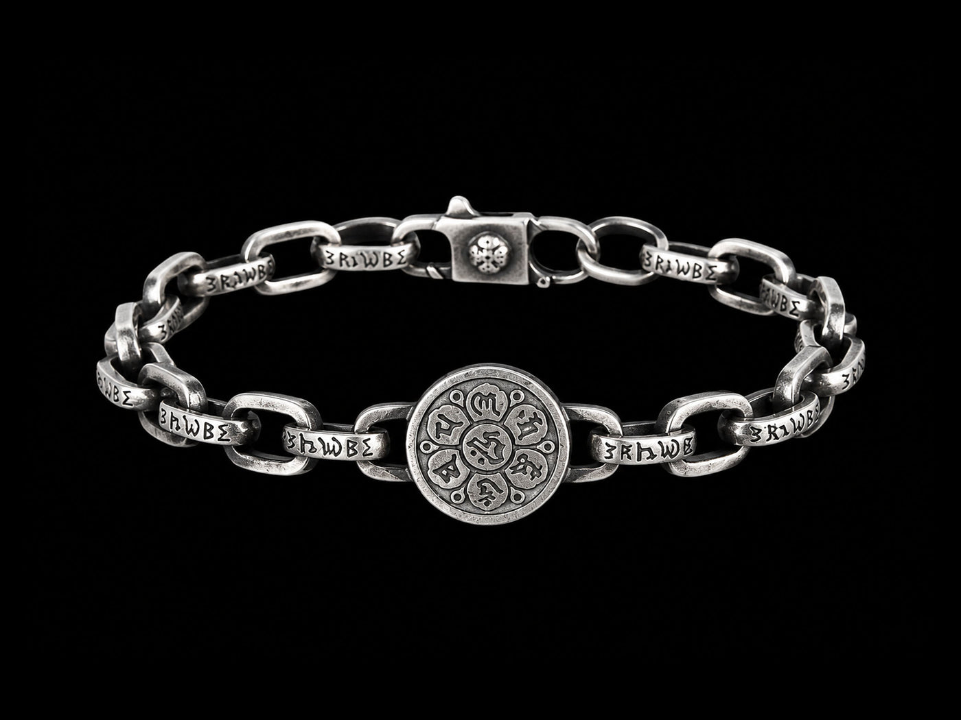 The Heritage Sterling Silver Men's Bracelet – Intricate Birdcage Link Weave