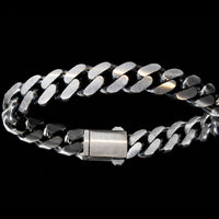 Thumbnail for Men's Heavy Sterling Silver Curb Chain Bracelet | 925 Solid Cuban Link (28.7g)