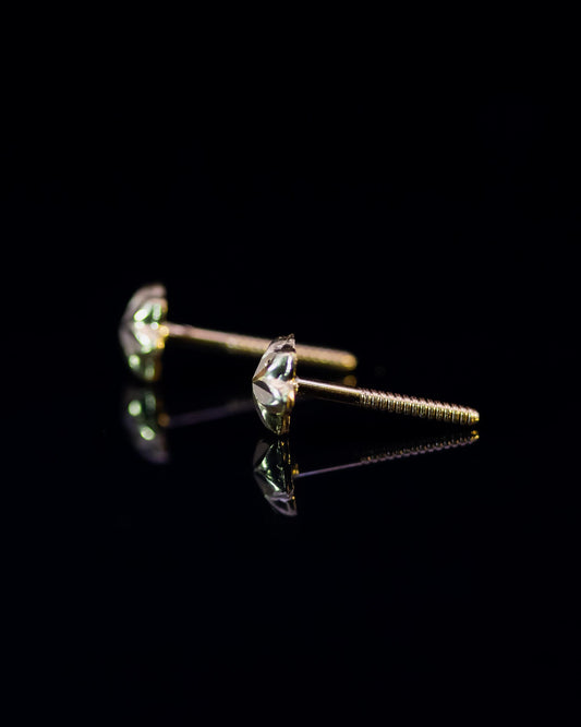 22K Gold Small Fancy Stud Earrings | Dainty Yellow Gold Starburst Studs NZ