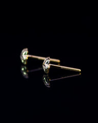 22K Gold Small Fancy Stud Earrings | Dainty Yellow Gold Starburst Studs NZ