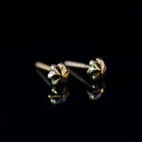 Thumbnail for 22K Gold Small Fancy Stud Earrings | Dainty Yellow Gold Starburst Studs NZ
