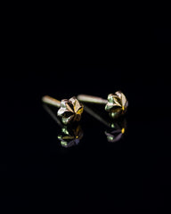 22K Gold Small Fancy Stud Earrings | Dainty Yellow Gold Starburst Studs NZ