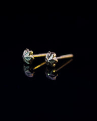 22K Gold Small Fancy Stud Earrings | Dainty Yellow Gold Starburst Studs NZ