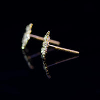 Thumbnail for 22K Gold Flower Stud Earrings | Yellow Gold Filigree Mandala Studs NZ
