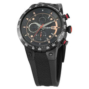 Octane black chronograph sales watch