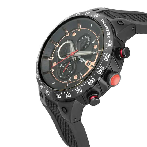 Octane Black Chronograph Watch