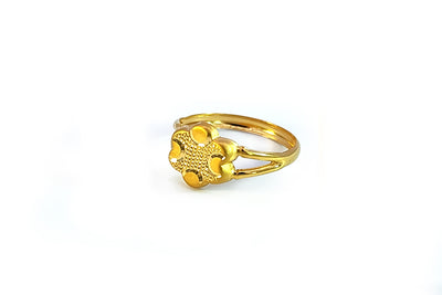 Dotted Flower Girls Baby Ring