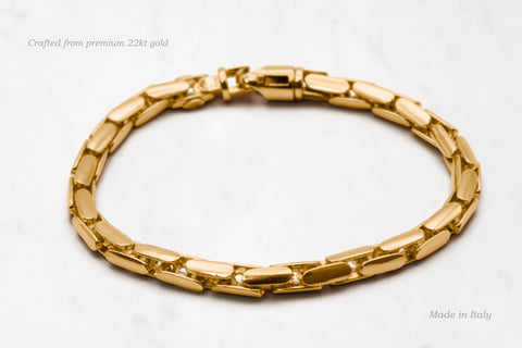 Italian Broad Chain Bracelet