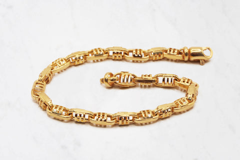 Italian Gold Watch Link Bracelet, 14K, 19.6g - QVC.com