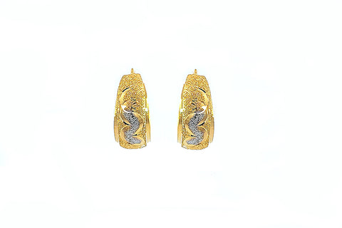 Large Gold Hoop Earrings - Tilly Sveaas Jewellery