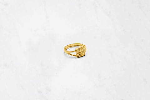 22kt Gold Kids Studded Ring