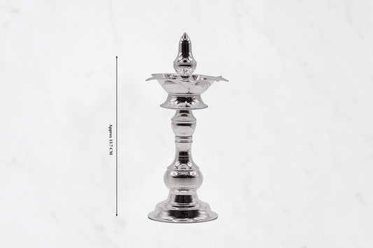 Long and Medium Silver Diya