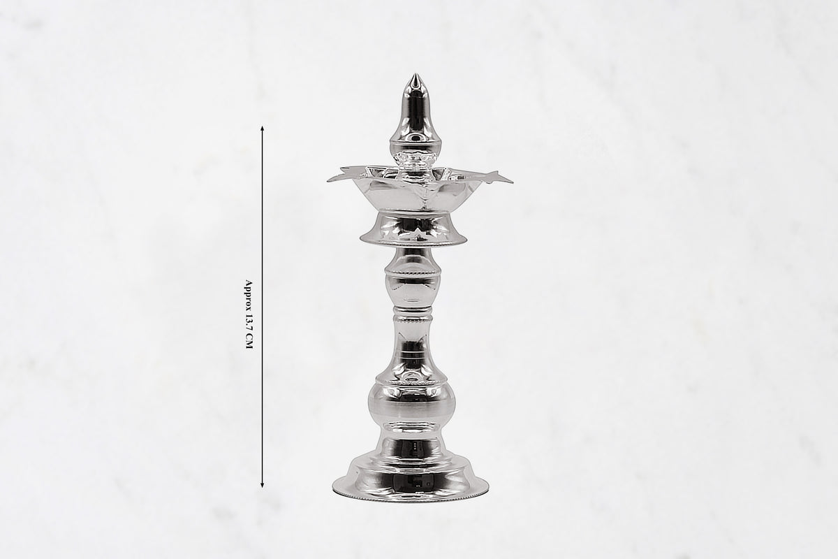 Long and Medium Silver Diya