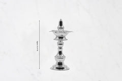 Long and Small Silver Diya
