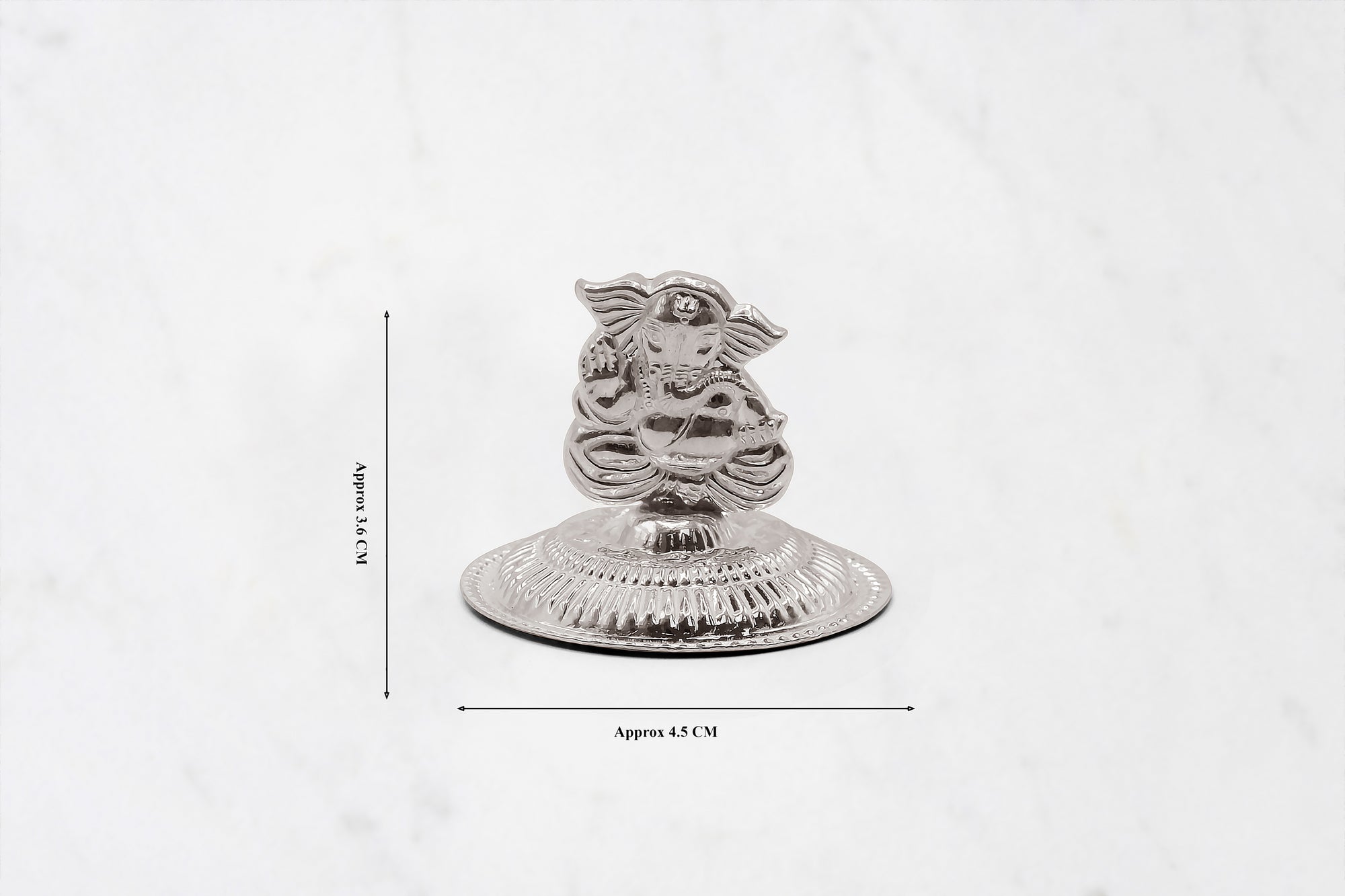 Silver Ganesh Agarbatti Stand