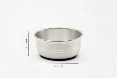 Large Plain Silver Warki Bowl