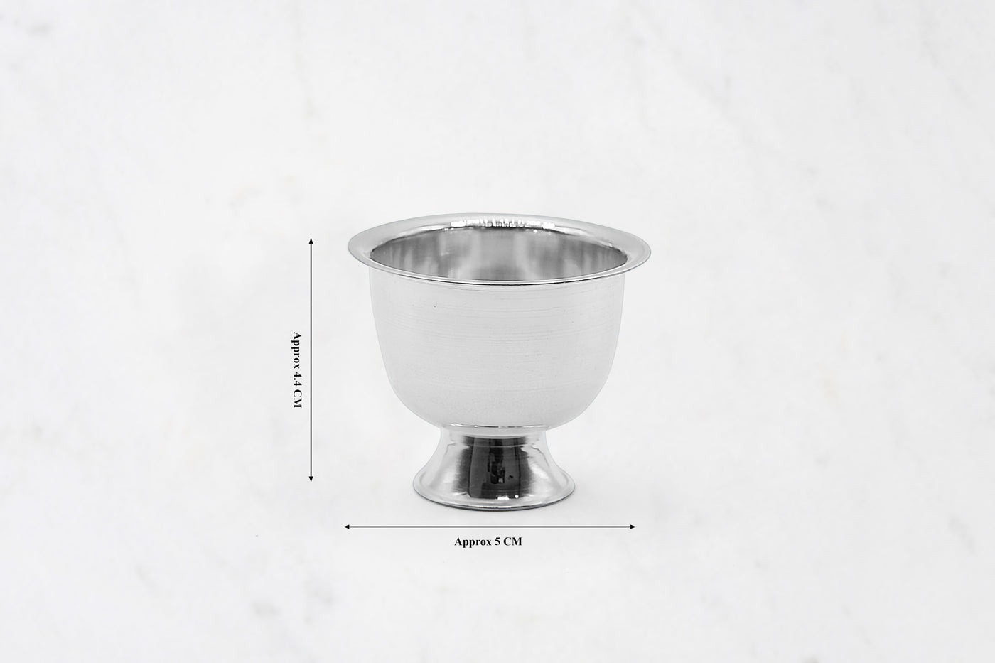 Medium Silver Ice Cream Bowl