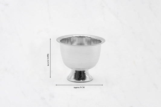 Medium Silver Ice Cream Bowl