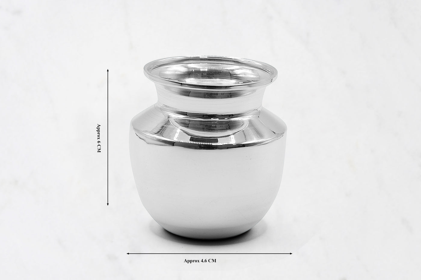 Medium Silver Lota