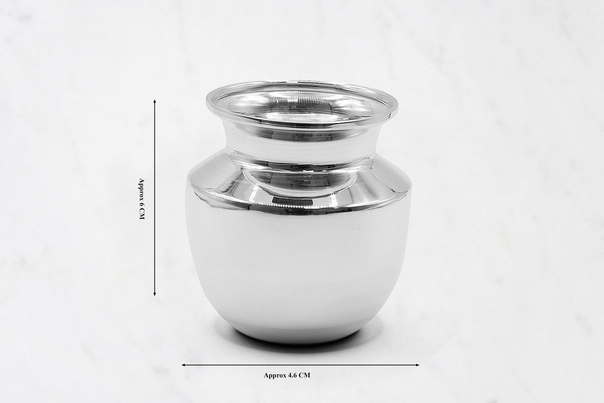 Medium Silver Lota