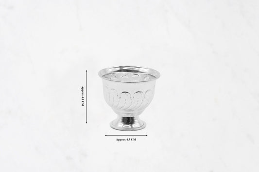 Small Silver Ice Cream Bowl