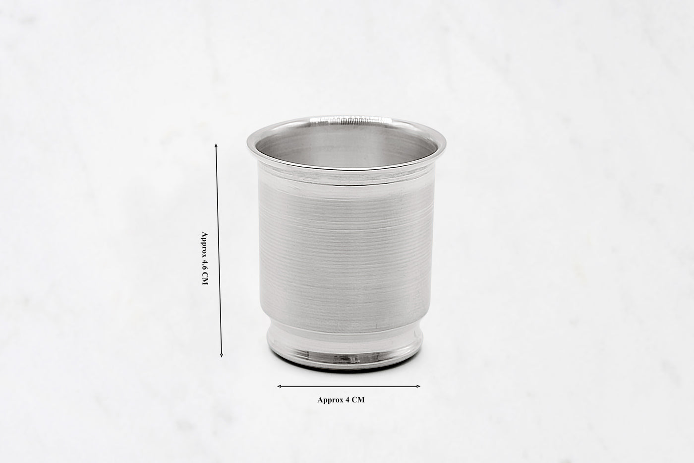 Small Silver Glass