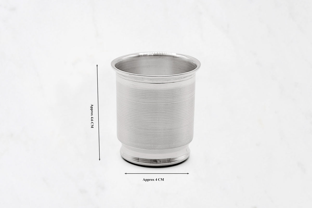 Small Silver Glass
