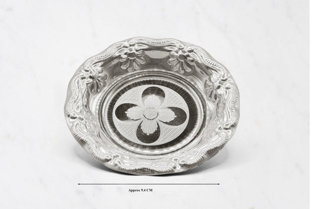 Small Wildflower Silver Plate