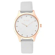 Athleisure - White Dial Rubber Strap Watch