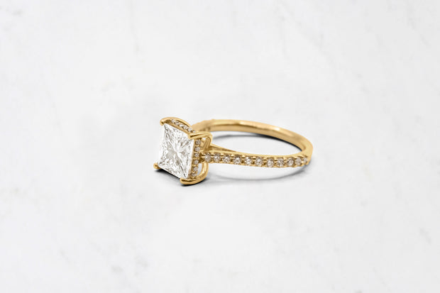Classic Princess Cut Diamond Ring - 2.52ct (Lab Grown)