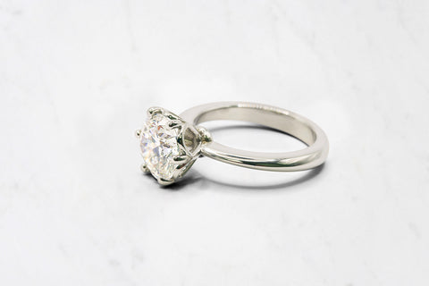 Round Brilliant Cut Diamond Ring - 2.60ct (Lab Grown)